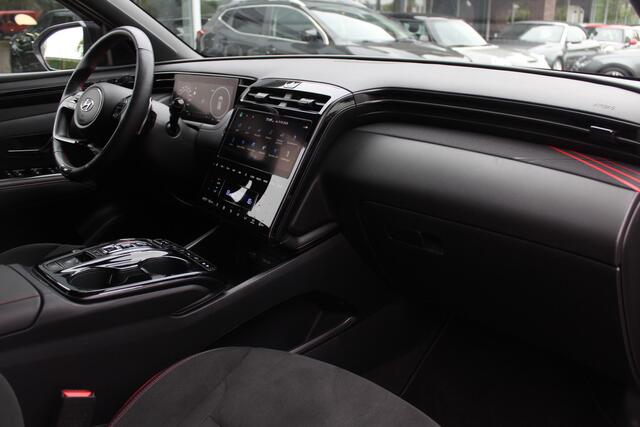 Hyundai TUCSON 1.6 T-GDI HEV Premium Sky N-Line / Trekhaak / Panoramadak / 360Camera / 19'' / Leder&Alcanatara / CarPlay / Stoel+Stuurverwarming / DAB / ACC