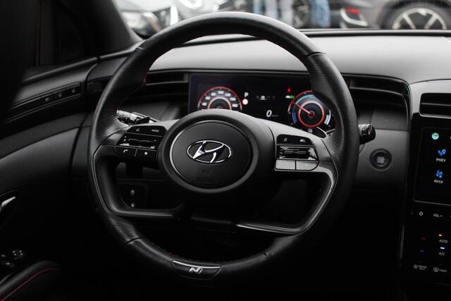 Hyundai TUCSON 1.6 T-GDI HEV Premium Sky N-Line / Trekhaak / Panoramadak / 360Camera / 19'' / Leder&Alcanatara / CarPlay / Stoel+Stuurverwarming / DAB / ACC