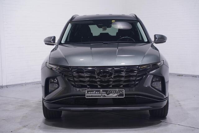 Hyundai TUCSON 1.6 T-GDI HEV Premium 1e eign. NAP Navigatie DAB ACC ECC Bleutooth stoel/stuur verwarming/ventilatie in voorstoelen Apple-carplay 360 camera lederen bekleding lane-assist electr.achterklep 19"-lmv PDCv+a