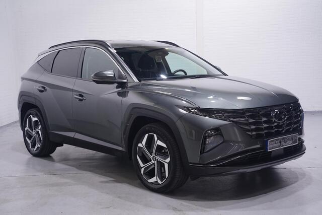 Hyundai TUCSON 1.6 T-GDI HEV Premium 1e eign. NAP Navigatie DAB ACC ECC Bleutooth stoel/stuur verwarming/ventilatie in voorstoelen Apple-carplay 360 camera lederen bekleding lane-assist electr.achterklep 19"-lmv PDCv+a