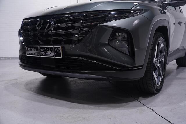 Hyundai TUCSON 1.6 T-GDI HEV Premium 1e eign. NAP Navigatie DAB ACC ECC Bleutooth stoel/stuur verwarming/ventilatie in voorstoelen Apple-carplay 360 camera lederen bekleding lane-assist electr.achterklep 19"-lmv PDCv+a