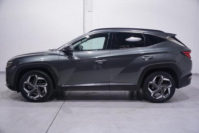 Hyundai TUCSON 1.6 T-GDI HEV Premium 1e eign. NAP Navigatie DAB ACC ECC Bleutooth stoel/stuur verwarming/ventilatie in voorstoelen Apple-carplay 360 camera lederen bekleding lane-assist electr.achterklep 19"-lmv PDCv+a