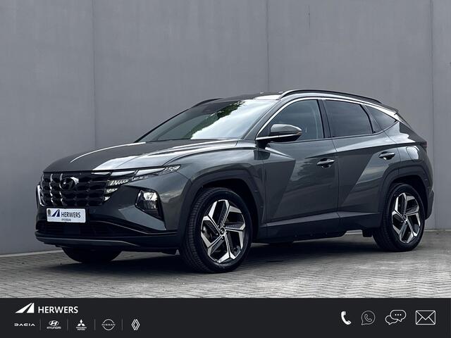 Hyundai TUCSON 1.6 T-GDI PHEV Comfort Smart 4WD / Fabrieksgarantie tot 02-2027 / Afn. trekhaak 1.350 kg / Navigatie / Apple Carplay Android / Camera / Stuur- & stoelverwarming /19" LM wielen /