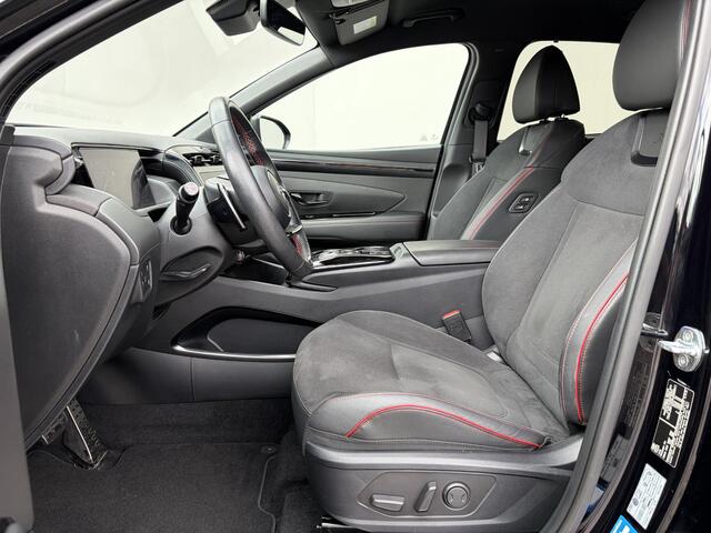 Hyundai TUCSON 1.6 T-GDI PHEV N Line 4WD / SOH 100% / Fabrieksgarantie tot 05-2027 / Dealer onderhouden / Trekgewicht 1.350 kg / Stuur- Stoel & Achterbank verwarming / Rondomzicht camera / Apple Carplay/Android Auto / Elektrische achterklep / Stoelventilatie /