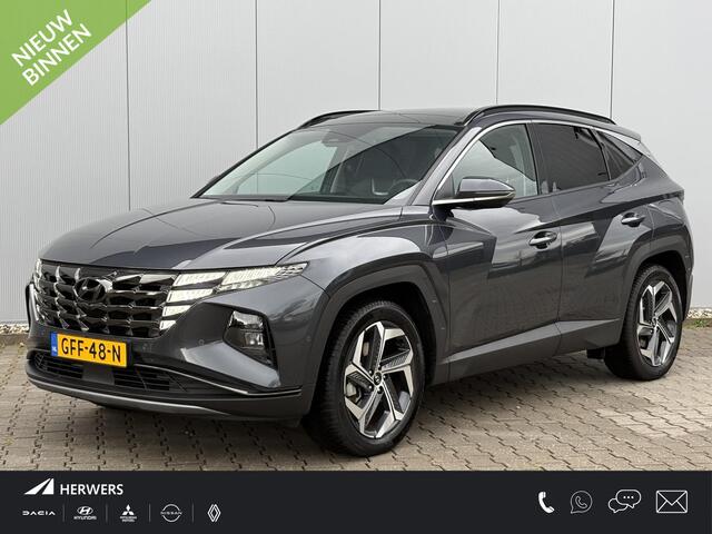 Hyundai TUCSON 1.6 T-GDI HEV Premium Sky / Elektrisch glazen panorama-dak / Apple Carplay/Android Auto / Navigatie / Stoel verwarming / Trekhaak / Cruise control adaptief met Stop&Go /