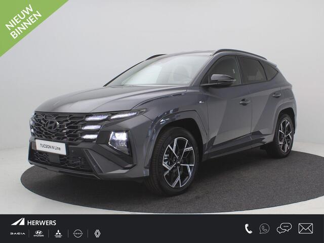 Hyundai TUCSON 1.6 T-GDI PHEV N Line Business Sky / 4000,- Voordeel / Uit Voorraad Leverbaar / Schuif&Kantel Dak / Stoel en Stuurwiel Verwarming Voorzijde /