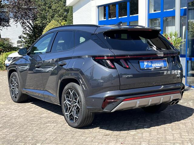 Hyundai TUCSON 1.6 T-GDI Plug-in Hybrid Sky 4WD N-line | Trekhaak, Schuifdak, Stoelventilatie, Elektr. Stoelen, 360 Camera, Half alcantara/leder, 19 inch, Full option!