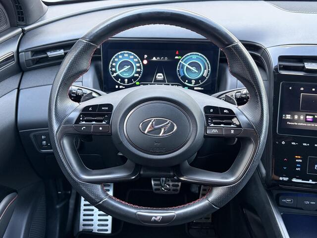 Hyundai TUCSON 1.6 T-GDI HEV 230pk N Line Edition / 1650kg Trekgewicht / Stuur- & Stoelverwarming / Achteruitrijcamera / Apple Carplay Android Auto / Navigatie / Adaptief cruise control /