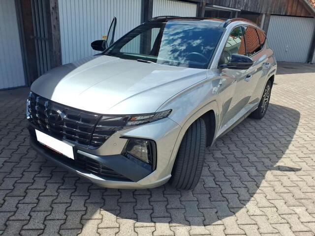 Hyundai TUCSON 1.6 T-GDI Plug-in Hybrid Sky 4WD N-line l Schuifdak, Stoelventilatie, Elektr. Stoelen, 1e eigenaar, Dealer onderhouden, 360 Camera, Half alcantara/leder, 19 inch, Full option!