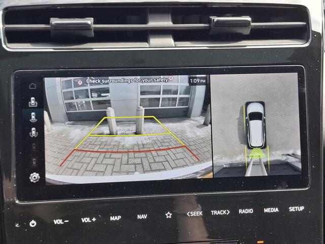 Hyundai TUCSON 1.6 T-GDI HEV N Line Sky | Navigatie/Android/Apple Carplay | LMV 19" | Elektrisch Glazen Panoramadak | Adaptieve Cruise Control | Voorstoelen/Achterbank Verwarmd | Rondomzichtcamera | Airco Automatisch |