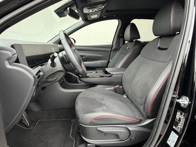 Hyundai TUCSON 1.6 T-GDI PHEV N Line Sky 4WD / Facelift / Fabrieksgarantie tot 12-2029 / Dealer onderhouden / Panorama schuifdak / Navigatie / Camera / Elektrische Achterklep / Stuur & Stoelverwarming / Apple Carplay Android / 19" LM wielen /