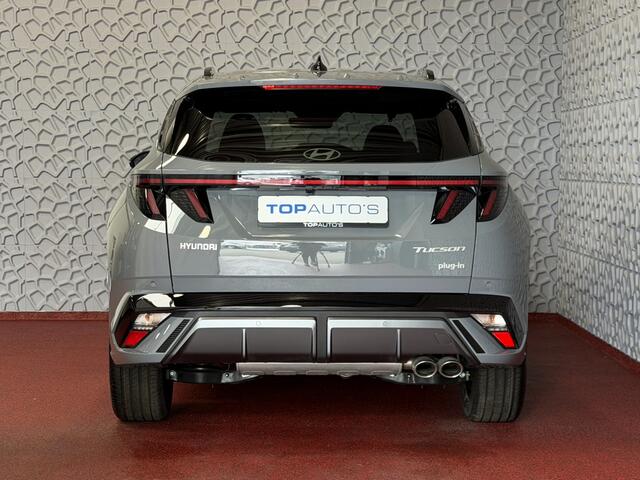 Hyundai TUCSON NIEUWE AUTO 1.6 T-GDI PHEV N-LINE 360.CAMERA ELEK.KLEP ELEK.STOEL/GEHEUGEN VERWARMD/KOELING SUBWFR 19"LMV ZWARTE HEMEL STUURVERW. PLUG IN HYBRIDE