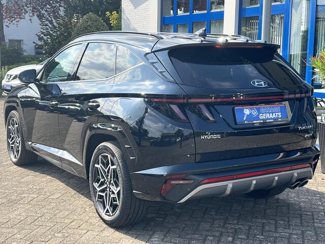 Hyundai TUCSON 1.6 T-GDI PHEV N Line 4WD | Stoelventilatie, Elektr. Stoelen, 360 Camera, Half alcantara/leder, 19 inch, zeer luxe!