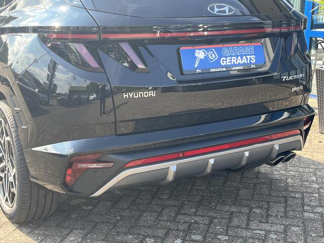 Hyundai TUCSON 1.6 T-GDI PHEV N Line 4WD | Stoelventilatie, Elektr. Stoelen, 360 Camera, Half alcantara/leder, 19 inch, zeer luxe!