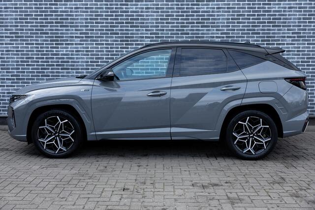 Hyundai TUCSON 1.6 T-GDI PHEV N Line 4WD | Plug-in Hybrid | Two-Tone | 360 Graden Camera | Krell Audio | Keyless Entry | Elektrische Achterklep | Elektrisch Verstelbare Voorstoelen | Stoelventilatie | Stoelverwarming voor en achter | Cruise Control Adaptief | Dodehoekdetectie | Navigatie | Apple Carplay | Android Auto | Lichtmetalen Velgen 19 inch
