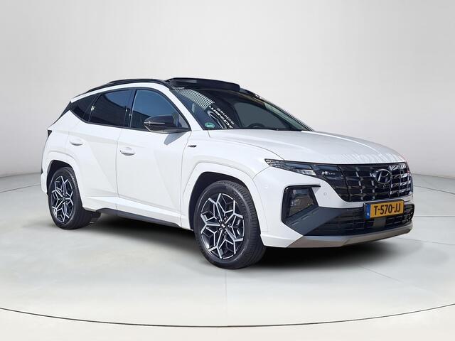 Hyundai TUCSON 1.6 T-GDI HEV N Line Sky | Apple Carplay/Android Auto | Stoel/stuurverwarming | 360 graden camera | Panoramisch schuif/kantel dak | Elektrische achterklep |