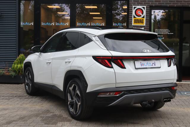 Hyundai TUCSON 1.6 T-GDI HEV 230pk Premium Sky Pano/Matrix LED/Leder/360/Keyless/Virtual Cockpit/Elek. stoelen+mem/19"/Trekhaak