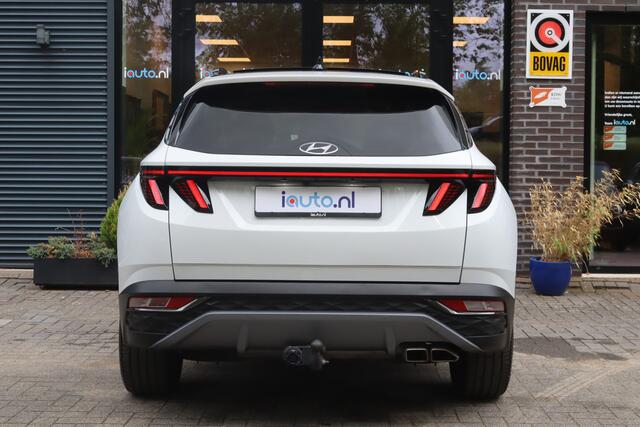 Hyundai TUCSON 1.6 T-GDI HEV 230pk Premium Sky Pano/Matrix LED/Leder/360/Keyless/Virtual Cockpit/Elek. stoelen+mem/19"/Trekhaak