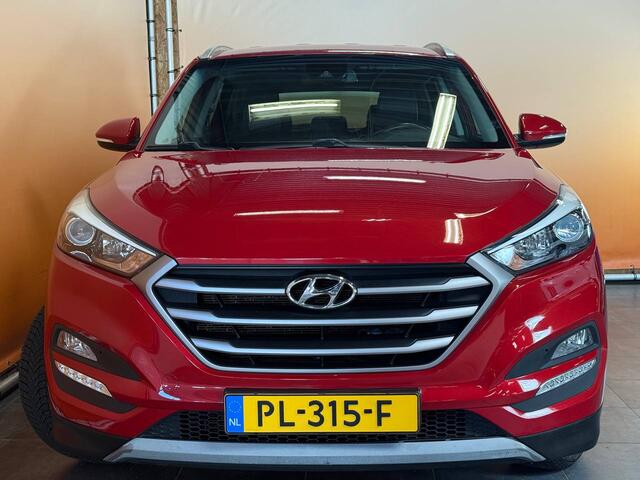 Hyundai TUCSON 1.6 GDi Anniversary Edition leer | navi | trekhaak | cruise control camera | 4x all season nieuw |
