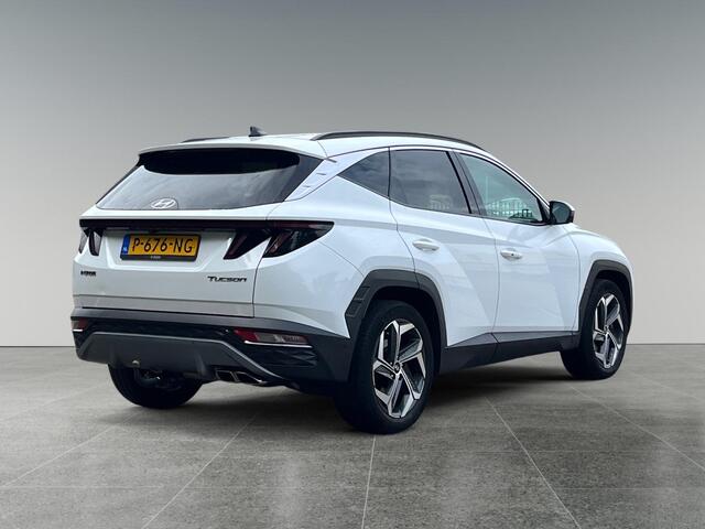 Hyundai TUCSON 1.6 T-GDI 230pk HEV Premium 230pk | TREKHAAK | STOEL VERWARMING & VENTILATIE | MEMORYFUNCTIE | 360 GRADEN CAMERA | ADAP. CRUISECNTRL | LEDER INTERIEUR |