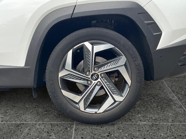 Hyundai TUCSON 1.6 T-GDI 230pk HEV Premium 230pk | TREKHAAK | STOEL VERWARMING & VENTILATIE | MEMORYFUNCTIE | 360 GRADEN CAMERA | ADAP. CRUISECNTRL | LEDER INTERIEUR |