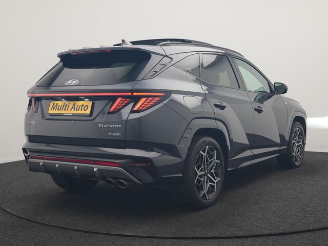 Hyundai TUCSON 1.6 T-GDI PHEV N Line Sky 4WD 265pk Dealer O.H. | Panodak | Adaptive Cruise | 360 Camera | Krell Audio | Alcantara Sportstoelen Memory & Ventilatie | Stoelen & Stuur Verwarmd | Blis | Keyless | Navigatie | DAB | Plug In Hybrid |