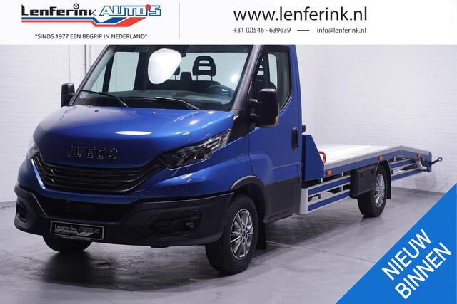 Iveco DAILY 35S21 210 pk Aut. Autotransporter Luchtvering Airco ECC, Adapt. Cruise, LED Koplampen, Trekhaak 3.500 kg, Nieuw, 3-Zits