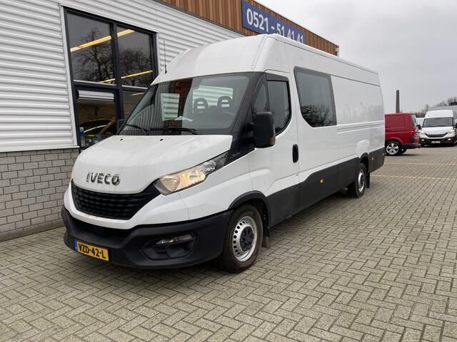 Iveco DAILY 35S16V 2.3 410 L4H2 DC 7 persoons / vaste prijs rijklaar ¤ 29.950 ex btw / lease vanaf ¤ 536 / mag 3500 kg trekken / climate control / euro 6 diesel / 270 graden achterdeuren !