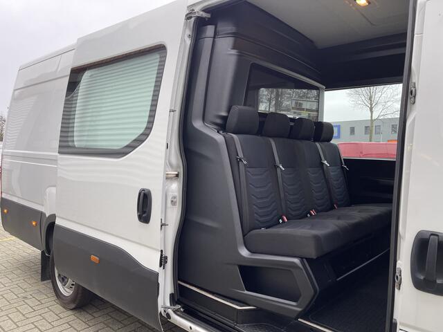 Iveco DAILY 35S16V 2.3 410 L4H2 DC 7 persoons / vaste prijs rijklaar ¤ 29.950 ex btw / lease vanaf ¤ 536 / mag 3500 kg trekken / climate control / euro 6 diesel / 270 graden achterdeuren !