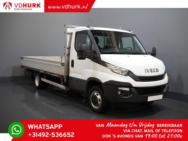 Iveco DAILY 35C15 3.0 150 pk L3 Open Laadbak/ 3.5t Trekverm./ Tachograaf/ Gev.stoel/ Climate/ Cruise/ Trekhaak