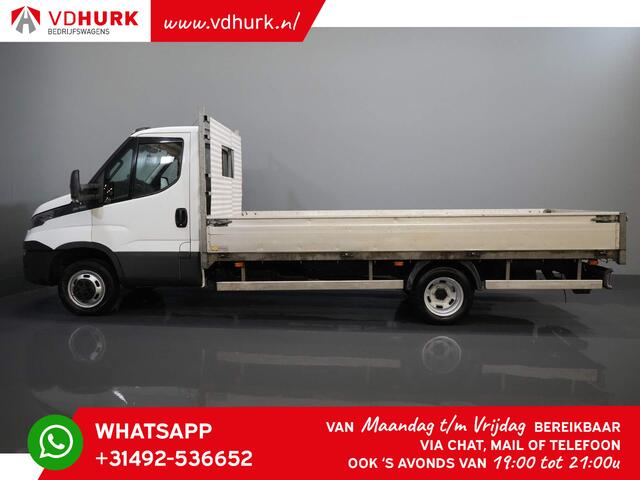 Iveco DAILY 35C15 3.0 150 pk L3 Open Laadbak/ 3.5t Trekverm./ Tachograaf/ Gev.stoel/ Climate/ Cruise/ Trekhaak