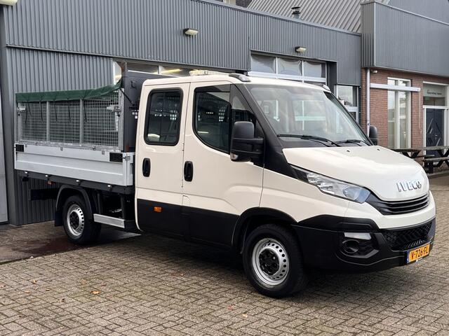 Iveco DAILY 35S12D 2.3 345 6 persoons 3500kg trekgewicht Airco Euro 6 Pick-up Open laadbak Bakwagen 1e eiegenaar P-up