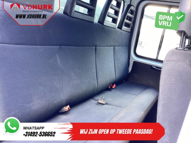 Iveco DAILY 35C14D 2.3 140 pk Aut. ZF DC Dubbel Cabine 6Pers./ Kipper/ Pick Up/ Open Laadbak/ 3.5t Trekverm./ Dubbel Lucht/ Gev.Stoel/ Climate/ Zwaailamp/ Cruise