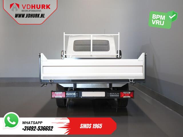 Iveco DAILY 35S16V 2.3 160 pk Aut. ZF 3 Zijde Kipper BPM VRIJ! 3.5t Trekverm./ LED/ Gev.Stoel/ Climate/ Cruise/ DAB/ Open Laadbak/ Pick Up/ Tipper/ Kieper