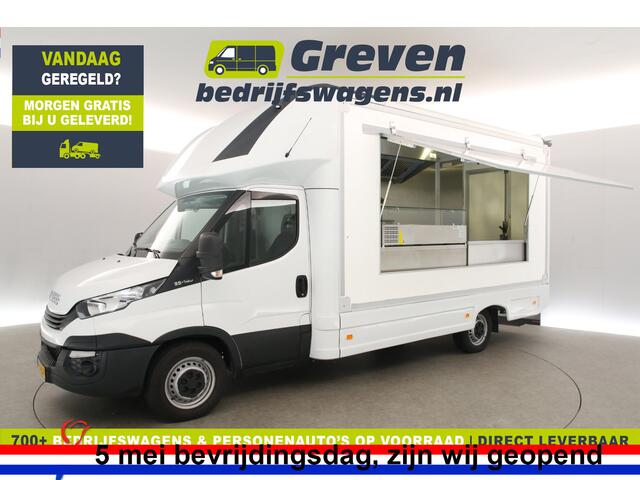 Iveco DAILY 35S14 2.3 410 | Foodtruck | Patatwagen | Verkoopwagen | Patatkraam | Frietwagen | Snackwagen | Zijdeur Airco Camera Treeplank