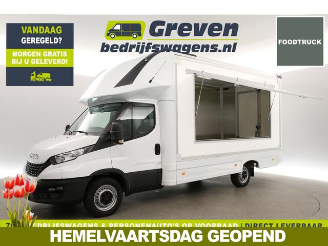 Iveco DAILY 35S14 2.3 410 | Foodtruck | Verkoopwagen | Luifel | Patatwagen | Eventtruck | Patatkraam | Frietwagen | Snackwagen | Zijdeur | Airco Treeplank