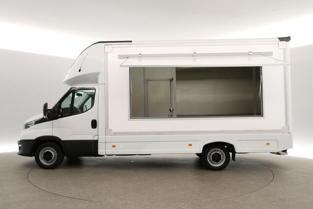 Iveco DAILY 35S14 2.3 410 | Foodtruck | Verkoopwagen | Luifel | Patatwagen | Eventtruck | Patatkraam | Frietwagen | Snackwagen | Zijdeur | Airco Treeplank
