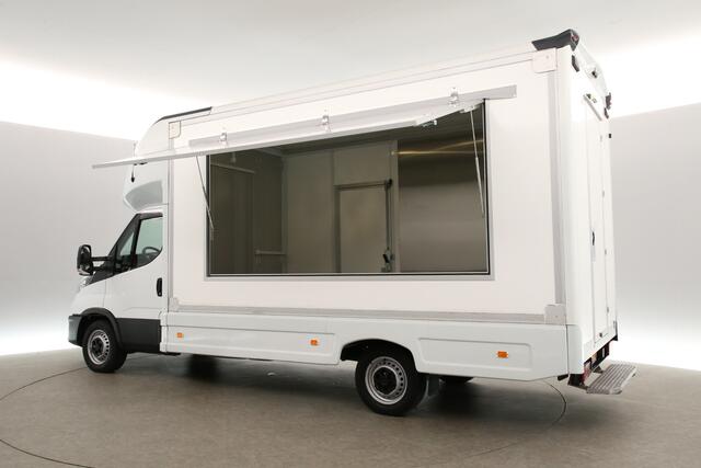Iveco DAILY 35S14 2.3 410 | Foodtruck | Verkoopwagen | Luifel | Patatwagen | Eventtruck | Patatkraam | Frietwagen | Snackwagen | Zijdeur | Airco Treeplank