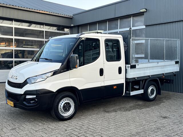 Iveco DAILY 35S11D 2.3 345 Airco Trekhaak 3500kg trekgewicht 7-Persoons Open laadbak Pick-up P-up Bakwagen 1e eigenaar Euro 5 Bpm vrij voor particulier gebruik!!