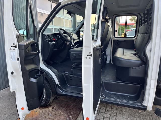 Iveco DAILY 35S11D 2.3 345 Airco Trekhaak 3500kg trekgewicht 7-Persoons Open laadbak Pick-up P-up Bakwagen 1e eigenaar Euro 5 Bpm vrij voor particulier gebruik!!