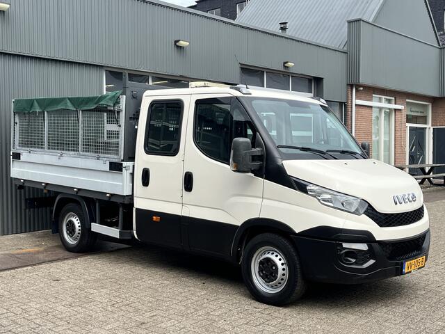Iveco DAILY 35S11D 2.3 345 Airco Trekhaak 3500kg trekgewicht 7-Persoons Open laadbak Pick-up P-up Bakwagen 1e eigenaar Euro 5 Bpm vrij voor particulier gebruik!!
