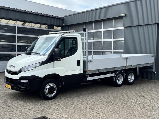 Iveco DAILY 40C18 Be Clixstar 3420kg laadvermogen Airco Cruise control Telefoonverbinding Tachograaf 2-Persoons Gereedschapskist Open laadbak Pick-up P-up Bakwagen 1e eigenaar Euro 6Be combi Trekker Oplegger