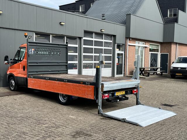 Iveco DAILY 35C14 2.3 375 Airco 3500kg Laadklep 500kg Navigatie Open laadbak Pick-up Euro 6 Bpm vrij Bakwagen p-up 136pk 1e eigenaar Dealer onderhouden