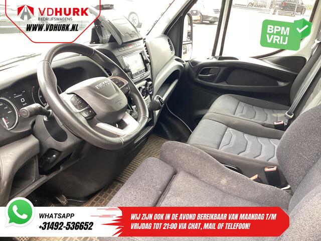 Iveco DAILY 35S18 3.0 180 pk L2H2 BPM VRIJ 3.5t Trekhaak/ 270 Gr. Deuren/ Gev. Stoel/ Climate/ CarPlay/ Sidebars/ Camera