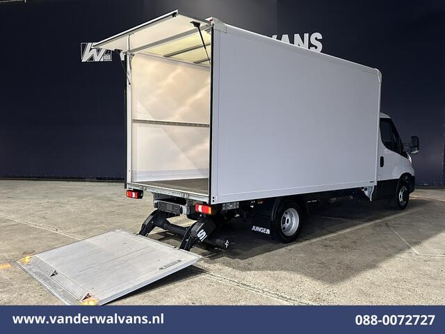 Iveco DAILY 35C16H 157pk Bakwagen Dubbel Lucht Laadklep Euro6 Airco | 910kg laadvermogen Bijrijdersbank