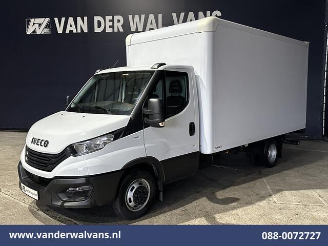 Iveco DAILY 35C16H 157pk Bakwagen Dubbel Lucht Laadklep Euro6 Airco | 910kg laadvermogen Bijrijdersbank
