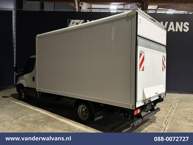 Iveco DAILY 35C16H 157pk Bakwagen Dubbel Lucht Laadklep Euro6 Airco | 910kg laadvermogen Bijrijdersbank