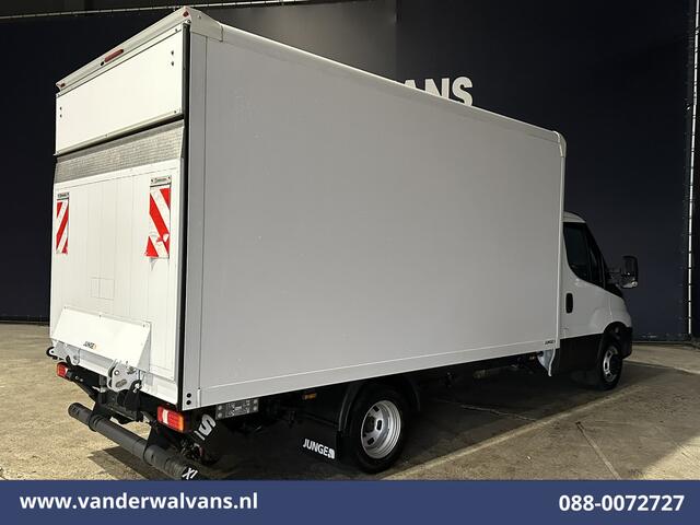 Iveco DAILY 35C16H 157pk Bakwagen Dubbel Lucht Laadklep Euro6 Airco | 910kg laadvermogen Bijrijdersbank