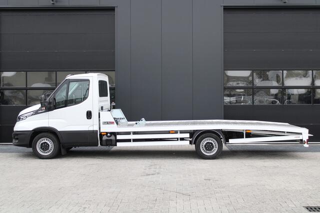 Iveco DAILY 35S18 3.0L 180pk Autotransporter - Geveerde Stoel - Lier - LED - Navi - ACC - Lane Assist - Faustmann Opbouw - Rijklaar