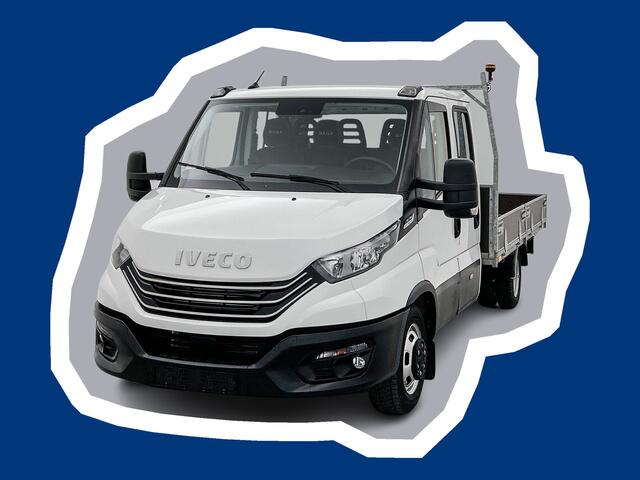Iveco DAILY 35C18H 3.0 Open laadbak 179pk Automaat Dubbele cabine Trekhaak 7 zitplaatsen Cruise control
